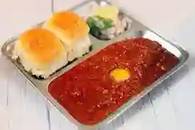 Flavorful Pav Bhaji, a street food delight at Sawali Pure Veg, the best hotel in Dighi Pune
